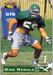 1995 Pro Line Football "Phone Cards" Insert Cards - Picture 4 of 10