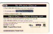 1995 Pro Line Phone Cards $2 #6 Marshall Faulk back image