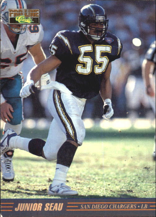 1992 PRO LINE JUNIOR SEAU SAN DIEGO CHARGERS #137