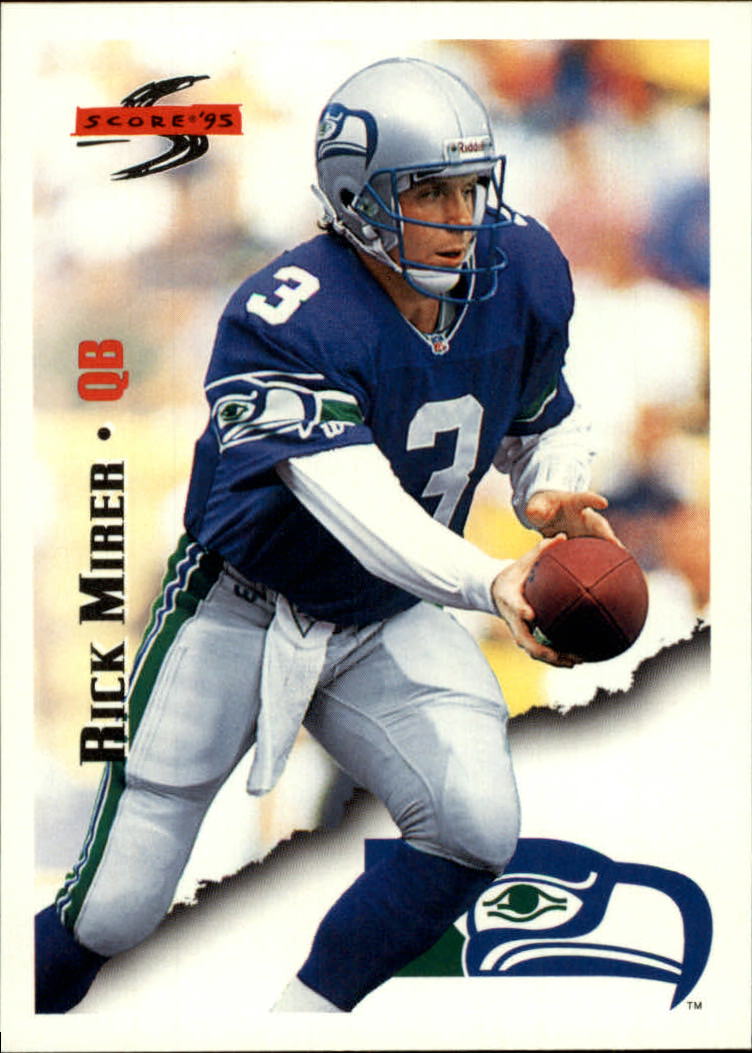 Rick Mirer - Seattle Seahawks - 1995 Pinnacle Card #142