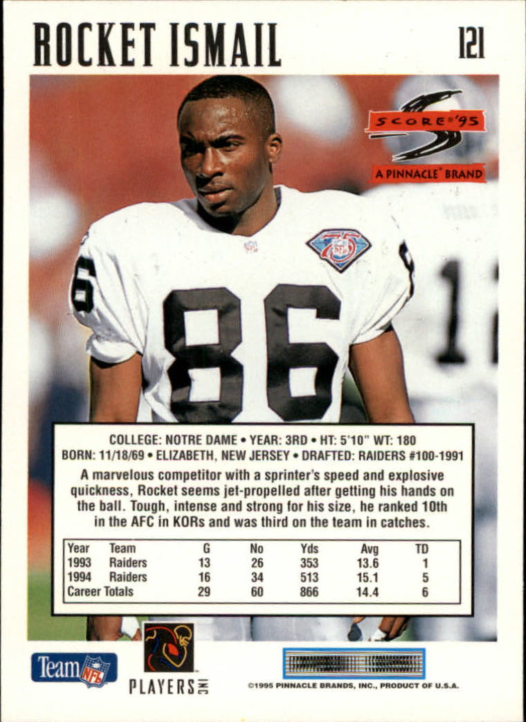 1995 Score Football Card #s 1-200 +Rookies (A1430) - You Pick - 15+ FREE SHIP - Picture 235 of 391