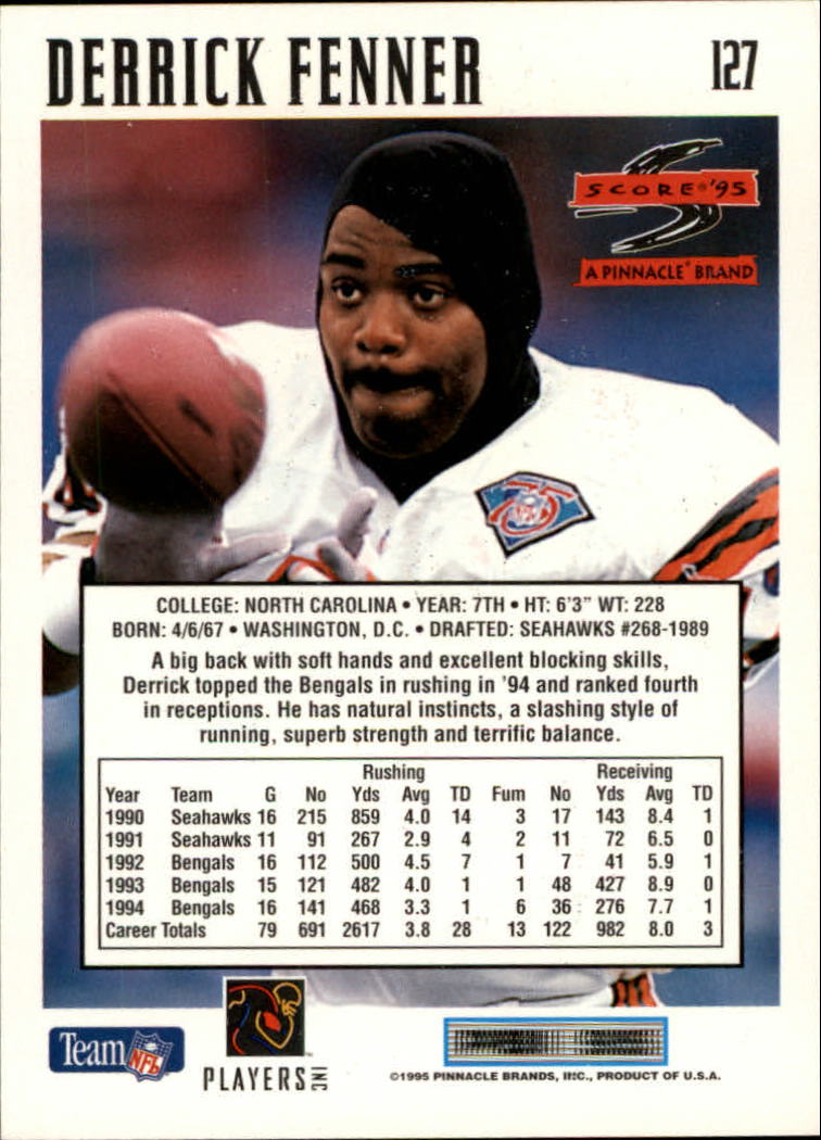 1995 Score Football Card #s 1-200 +Rookies (A1430) - You Pick - 15+ FREE SHIP - Picture 247 of 391