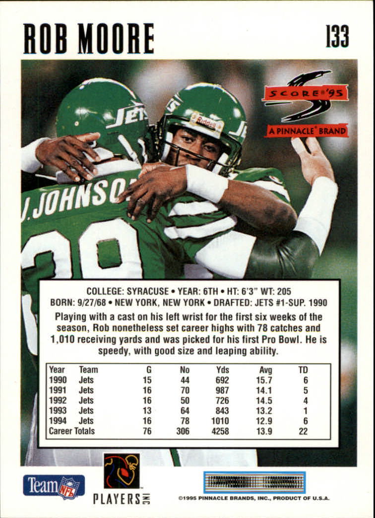 1995 Score Football Card #s 1-200 +Rookies (A1430) - You Pick - 15+ FREE SHIP - Picture 259 of 391