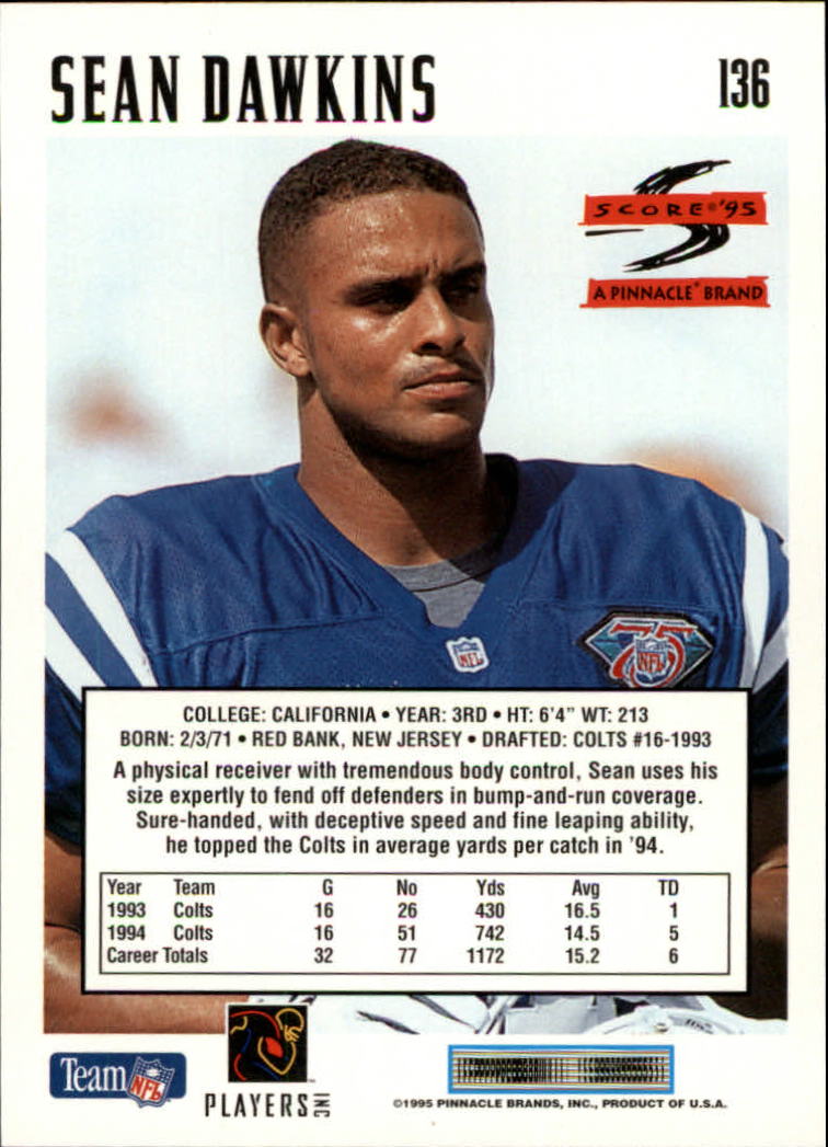 1995 Score Football Card #s 1-200 +Rookies (A1430) - You Pick - 15+ FREE SHIP - Picture 265 of 391