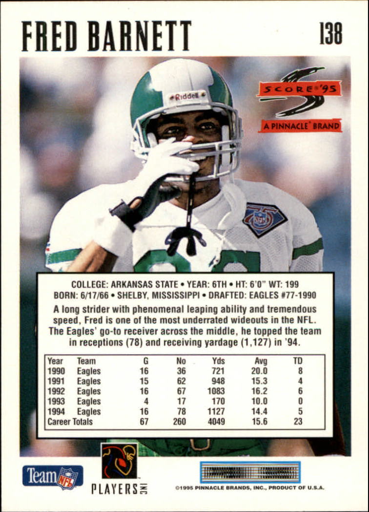 1995 Score Football Card #s 1-200 +Rookies (A1430) - You Pick - 15+ FREE SHIP - Picture 269 of 391