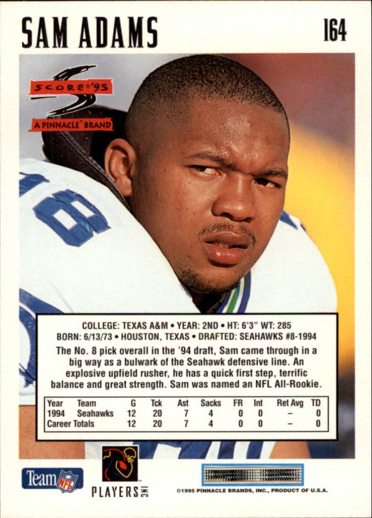 1995 Score Football Card #s 1-200 +Rookies (A1430) - You Pick - 15+ FREE SHIP - Picture 321 of 391