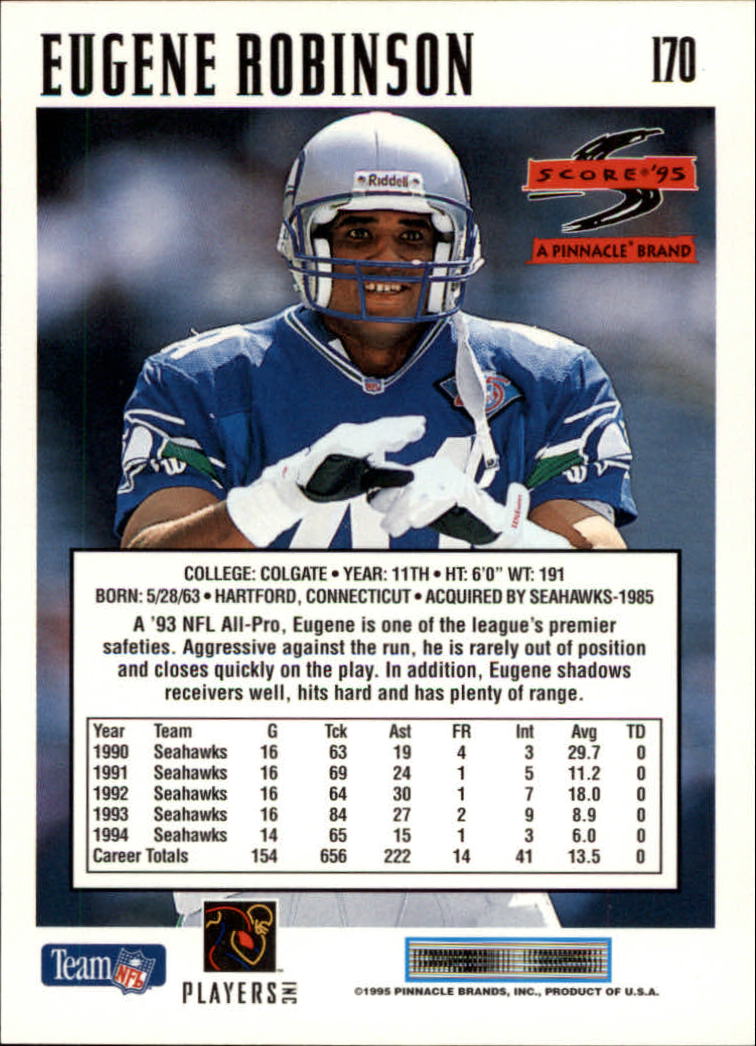 1995 Score Football Card #s 1-200 +Rookies (A1430) - You Pick - 15+ FREE SHIP - Picture 331 of 391