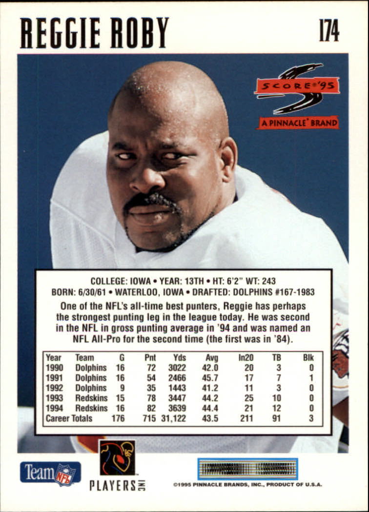 1995 Score Football Card #s 1-200 +Rookies (A1430) - You Pick - 15+ FREE SHIP - Picture 339 of 391