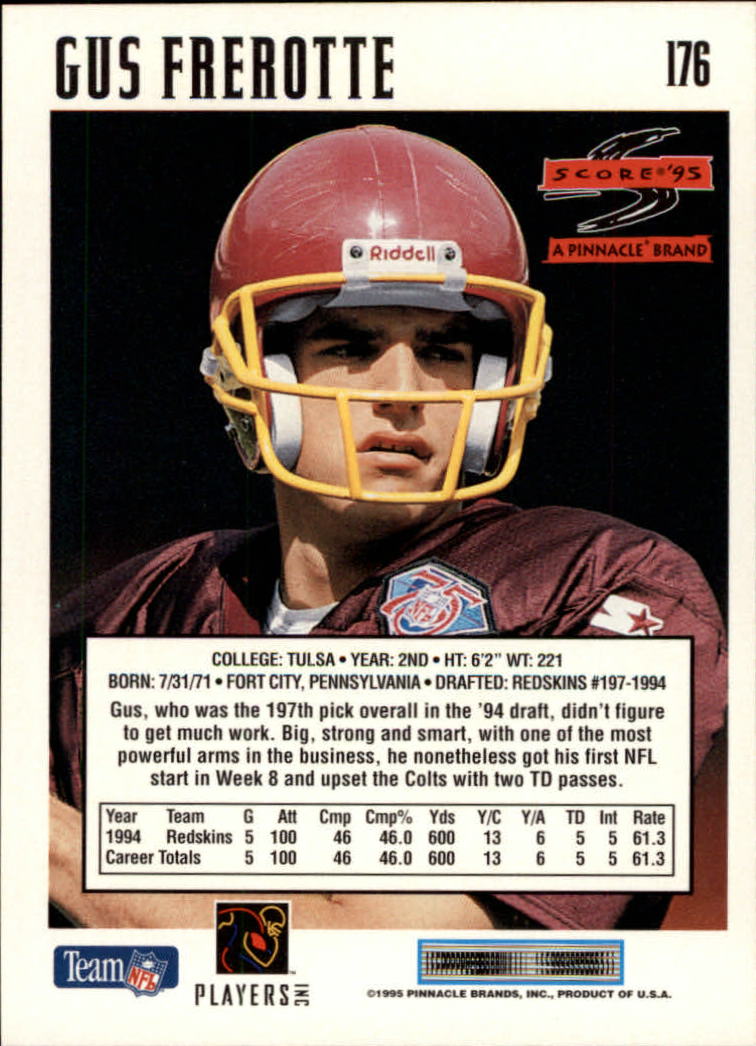 1995 Score Football Card #s 1-200 +Rookies (A1430) - You Pick - 15+ FREE SHIP - Picture 343 of 391