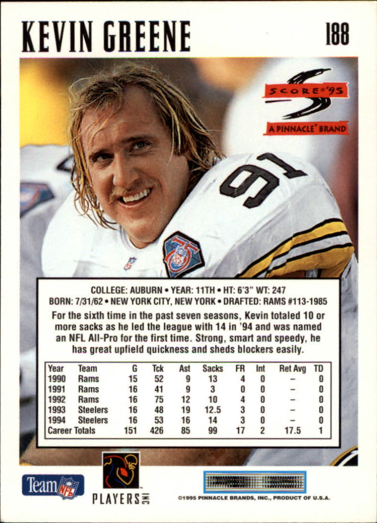 1995 Score Football Card #s 1-200 +Rookies (A1430) - You Pick - 15+ FREE SHIP - Picture 367 of 391