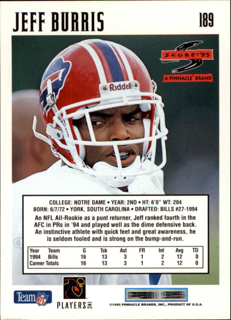 1995 Score Football Card #s 1-200 +Rookies (A1430) - You Pick - 15+ FREE SHIP - Picture 369 of 391