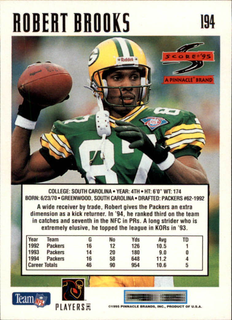 1995 Score Football Card #s 1-200 +Rookies (A1430) - You Pick - 15+ FREE SHIP - Picture 379 of 391