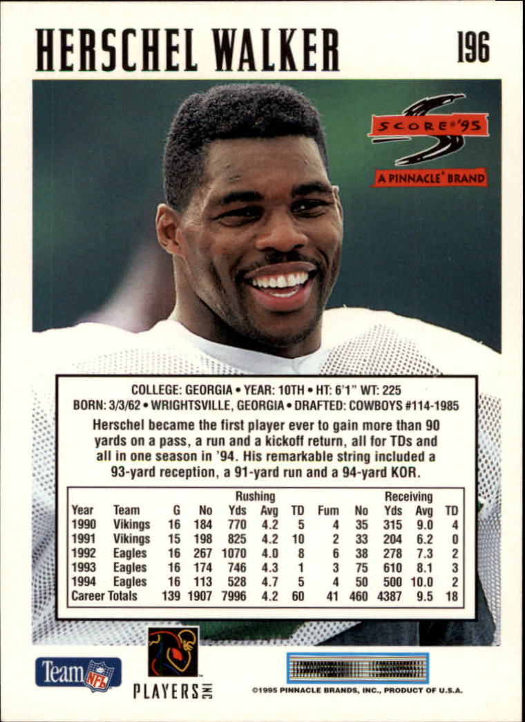 1995 Score Football Card #s 1-200 +Rookies (A1430) - You Pick - 15+ FREE SHIP - Picture 383 of 391