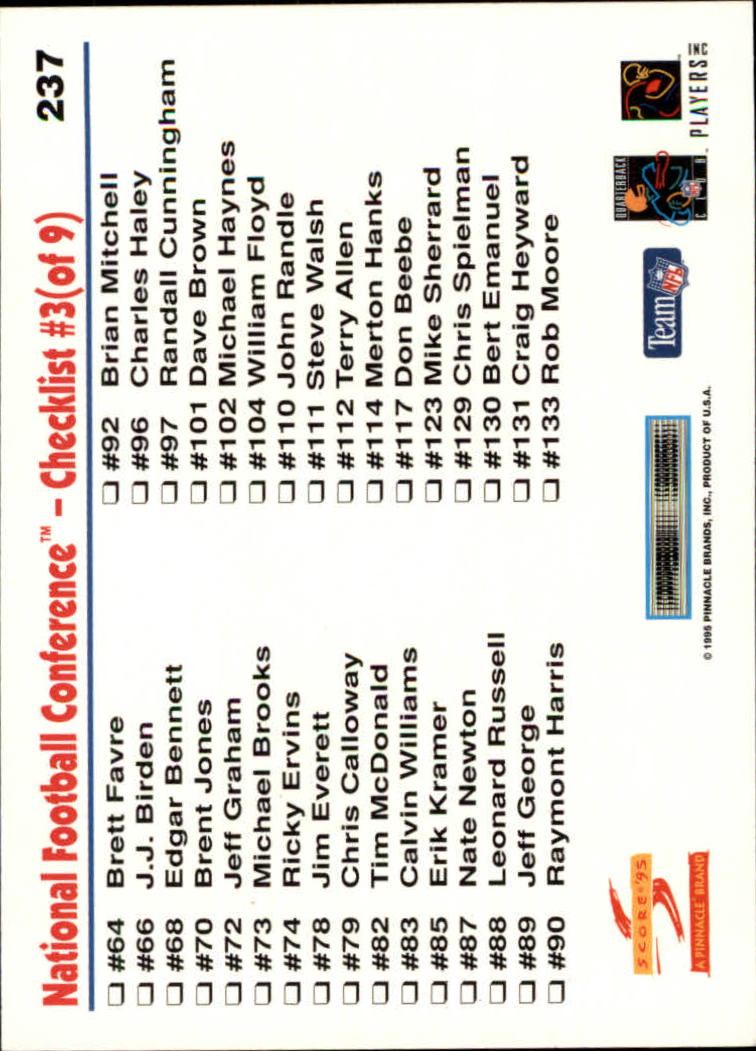 1995 Rillen Fb Karte #S 201-275 + Rcs + Einlagen (A1430) - You Pick - 15 + Free - Bild 81 von 200
