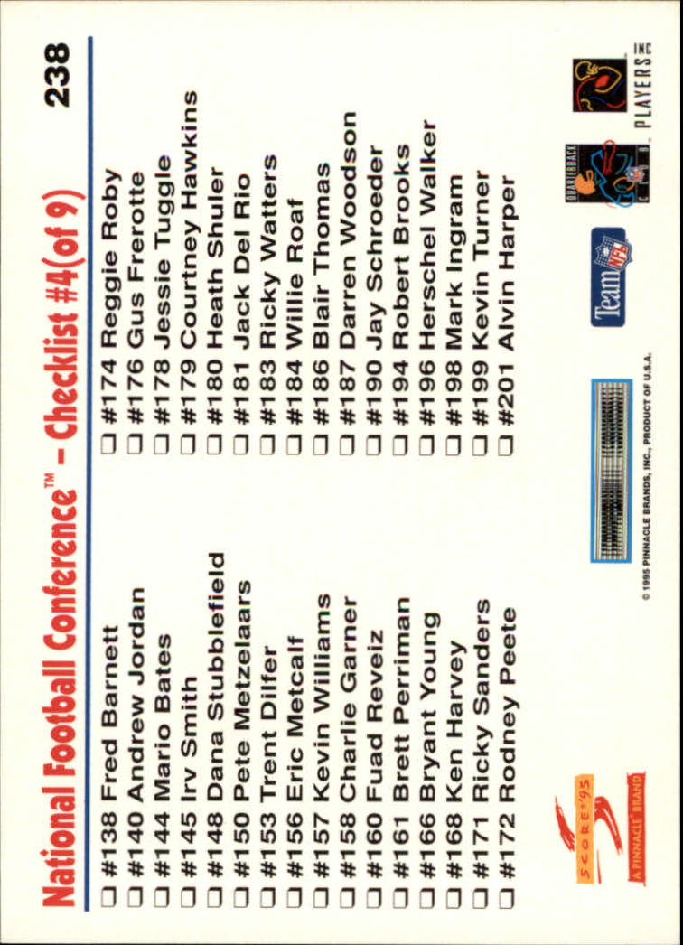 1995 Rillen Fb Karte #S 201-275 + Rcs + Einlagen (A1430) - You Pick - 15 + Free - Bild 121 von 200