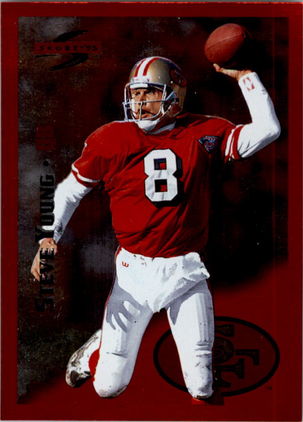 1995 Score Red Siege #1 Steve Young