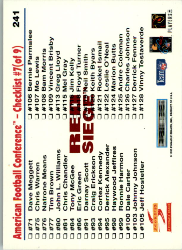 1995 Rillen Fb Karte #S 201-275 + Rcs + Einlagen (A1430) - You Pick - 15 + Free - Bild 182 von 200