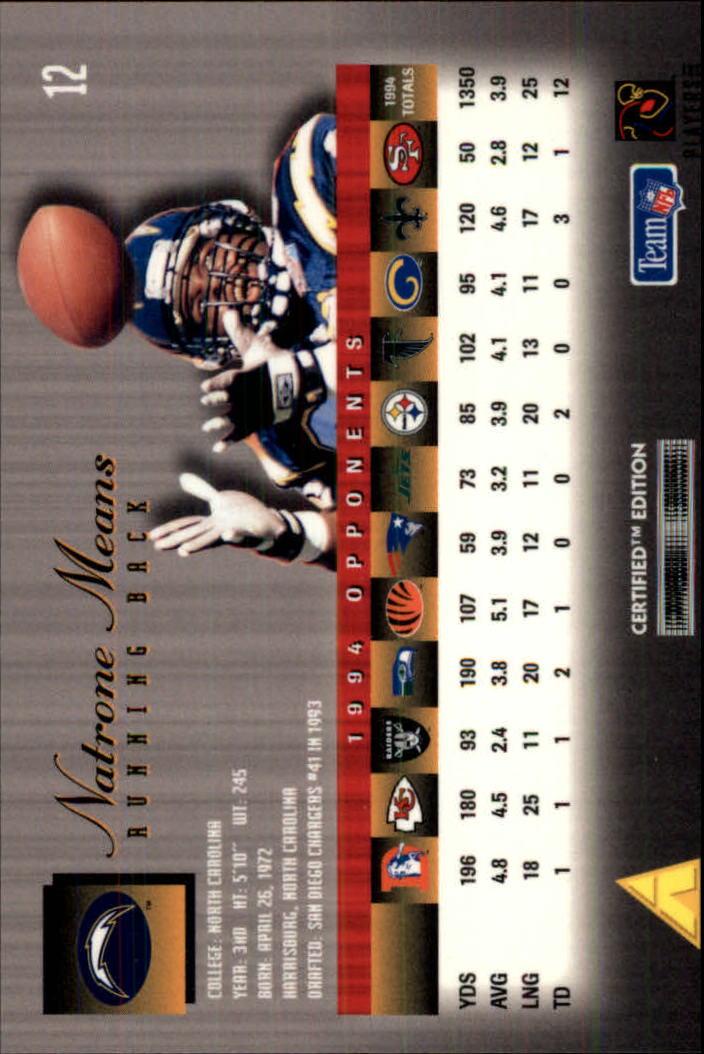A8129- 1995 Select Certified Football Cards 1-135 You Pick- 15+ FREE US SHIP - Picture 25 of 267