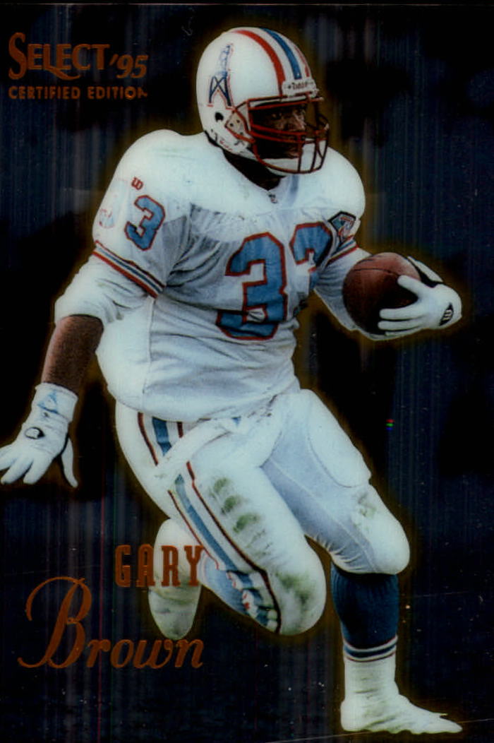 1995 Select Certified #25 Gary Brown