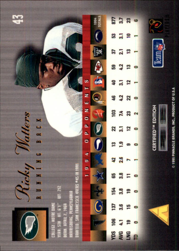 A8129- 1995 Select Certified Football Cards 1-135 You Pick- 15+ FREE US SHIP - Picture 85 of 267