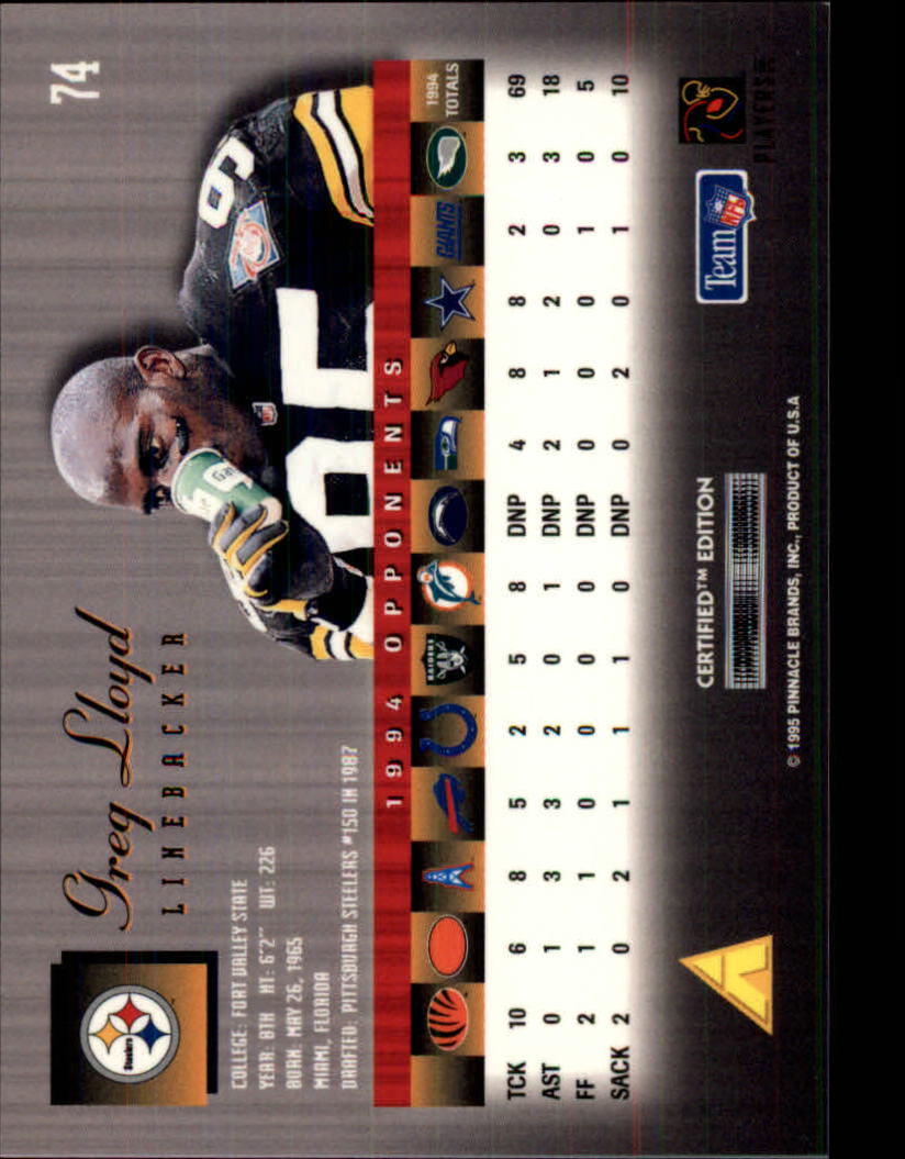 A8129- 1995 Select Certified Football Cards 1-135 You Pick- 15+ FREE US SHIP - Picture 147 of 267