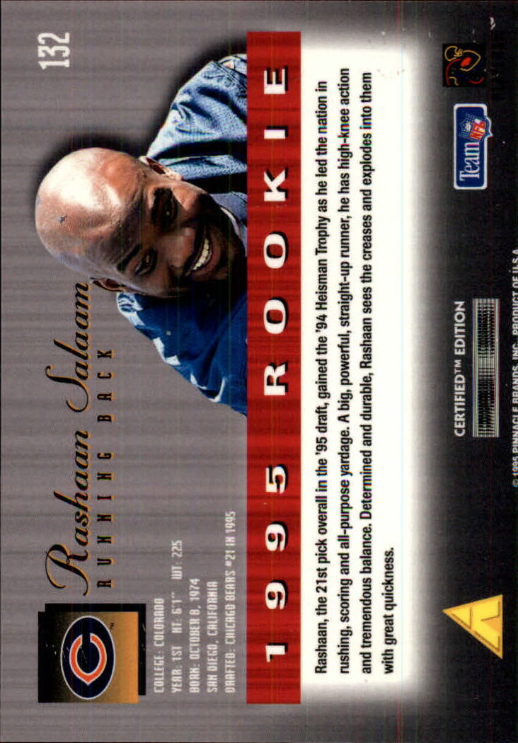 A8129- 1995 Select Certified Football Cards 1-135 You Pick- 15+ FREE US SHIP - Picture 255 of 267