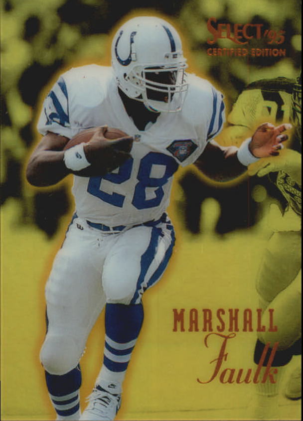 1995 Select Certified Mirror Gold #1 Marshall Faulk