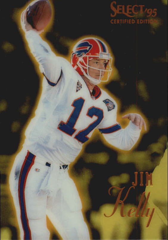 1995 Select Certified Mirror Gold #7 Jim Kelly