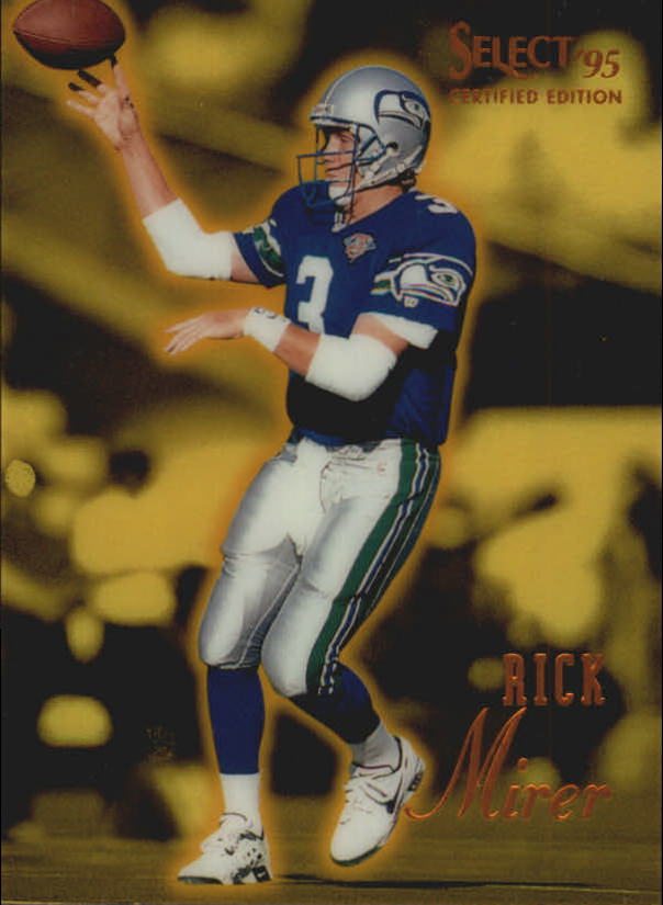 1995 Select Certified Mirror Gold #8 Rick Mirer