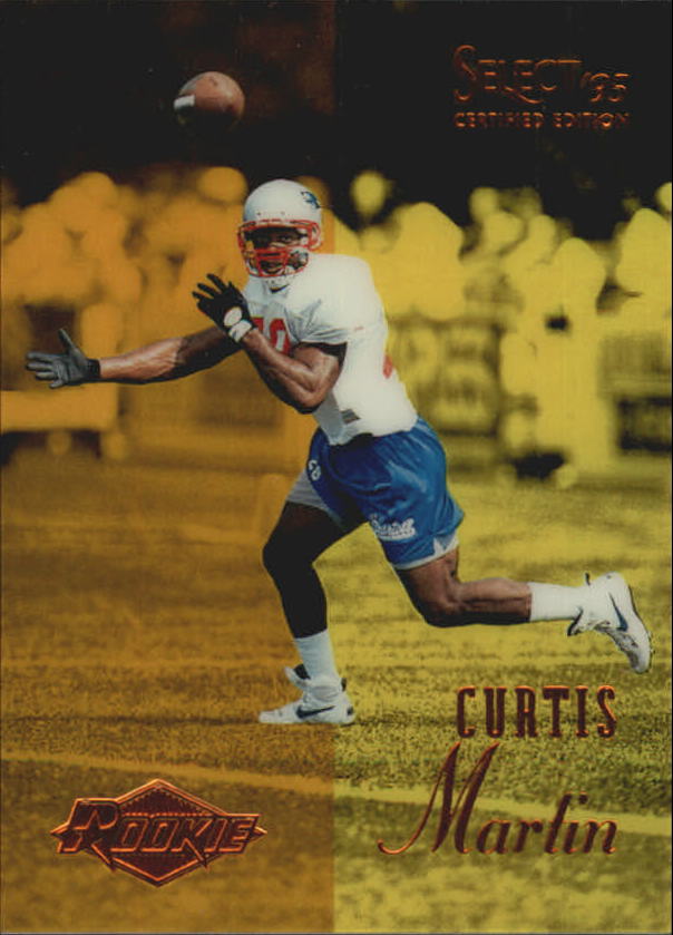 1995 Select Certified Mirror Gold #117 Curtis Martin