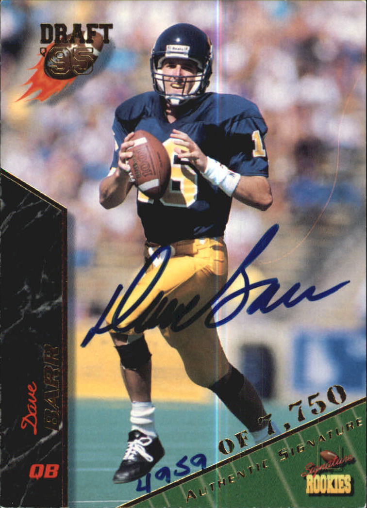 1995 Signature Rookies Autographs #6 Dave Barr
