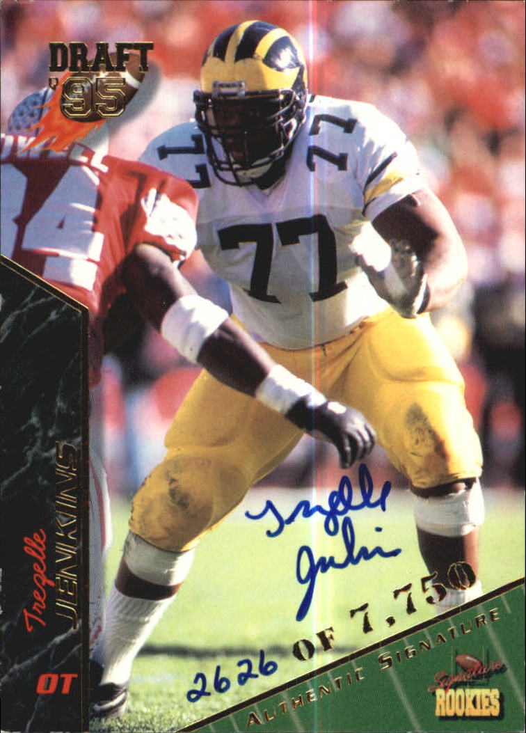 1995 Signature Rookies Autographs #41 Trezelle Jenkins