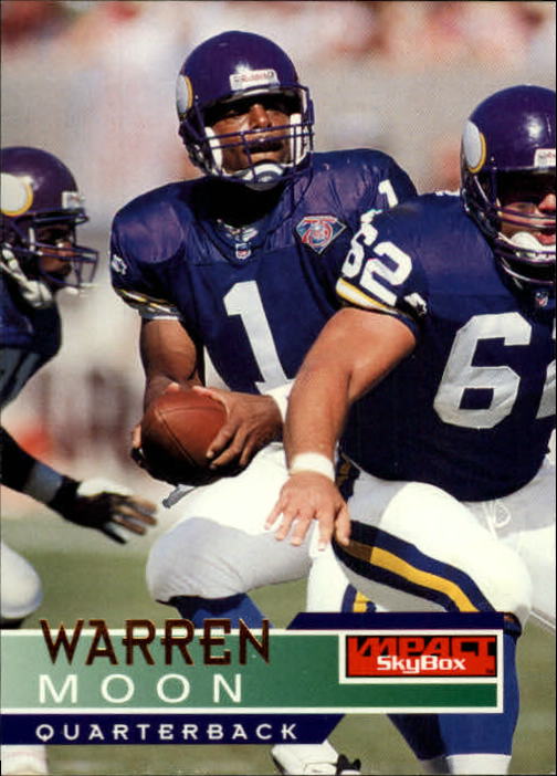 1995 SkyBox Impact #90 Warren Moon