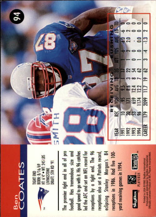 A0728- 1995 Skybox Impact FB Cards 1-200 +Inserts -You Pick- 15+ FREE US SHIP - Picture 187 of 421