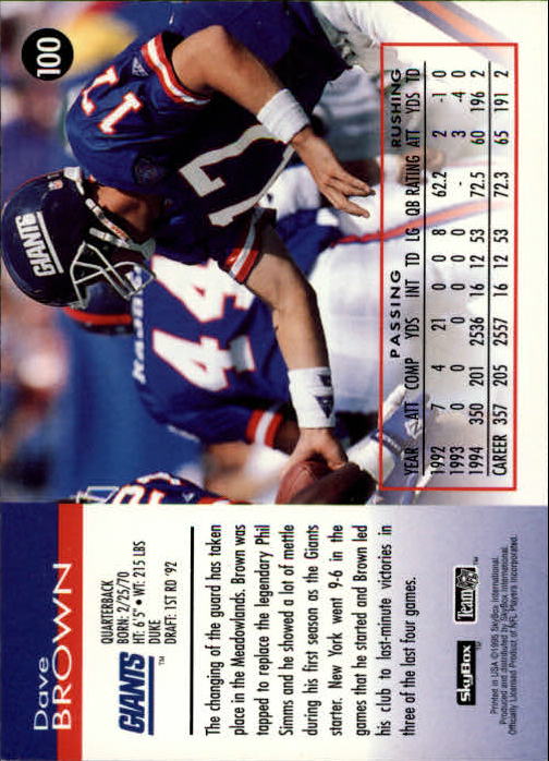A0728- 1995 Skybox Impact FB Cards 1-200 +Inserts -You Pick- 15+ FREE US SHIP - Picture 199 of 421