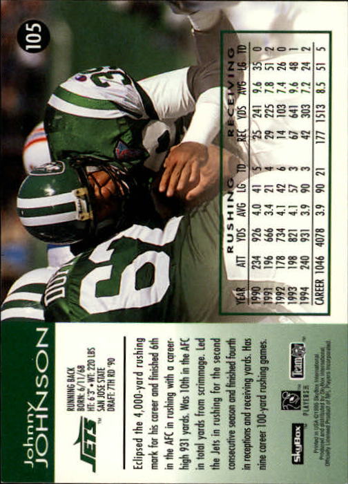 A0728- 1995 Skybox Impact FB Cards 1-200 +Inserts -You Pick- 15+ FREE US SHIP - Picture 209 of 421