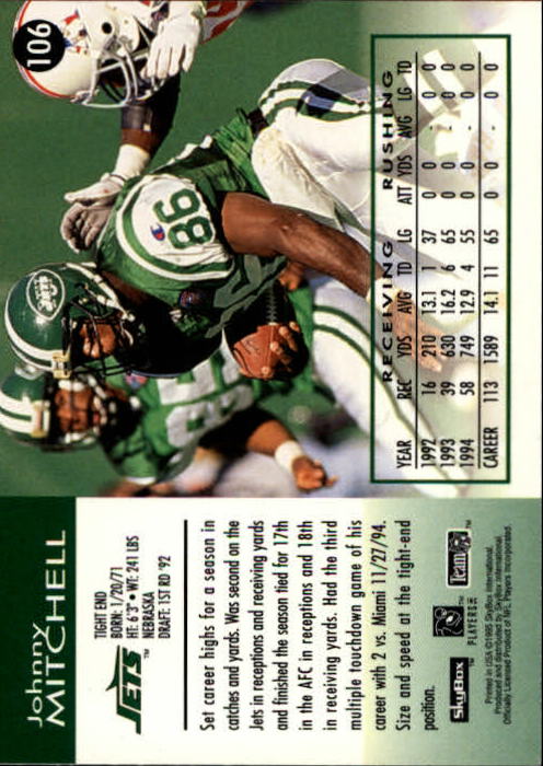 A0728- 1995 Skybox Impact FB Cards 1-200 +Inserts -You Pick- 15+ FREE US SHIP - Picture 211 of 421
