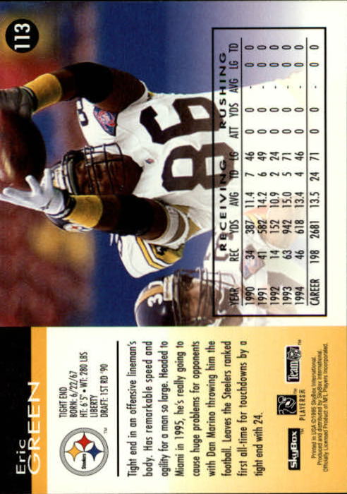 A0728- 1995 Skybox Impact FB Cards 1-200 +Inserts -You Pick- 15+ FREE US SHIP - Picture 225 of 421