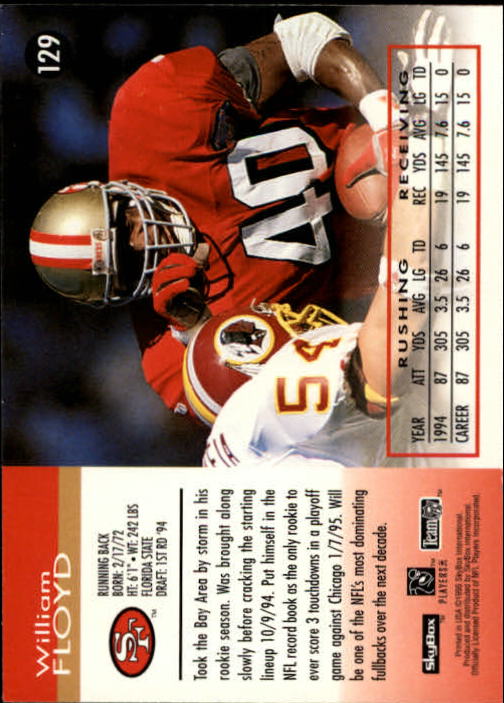 A0728- 1995 Skybox Impact FB Cards 1-200 +Inserts -You Pick- 15+ FREE US SHIP - Picture 257 of 421