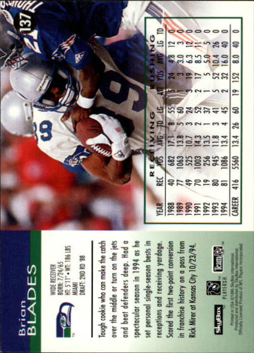A0728- 1995 Skybox Impact FB Cards 1-200 +Inserts -You Pick- 15+ FREE US SHIP - Picture 271 of 421