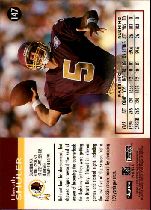 A0728- 1995 Skybox Impact FB Cards 1-200 +Inserts -You Pick- 15+ FREE US SHIP - Picture 291 of 421