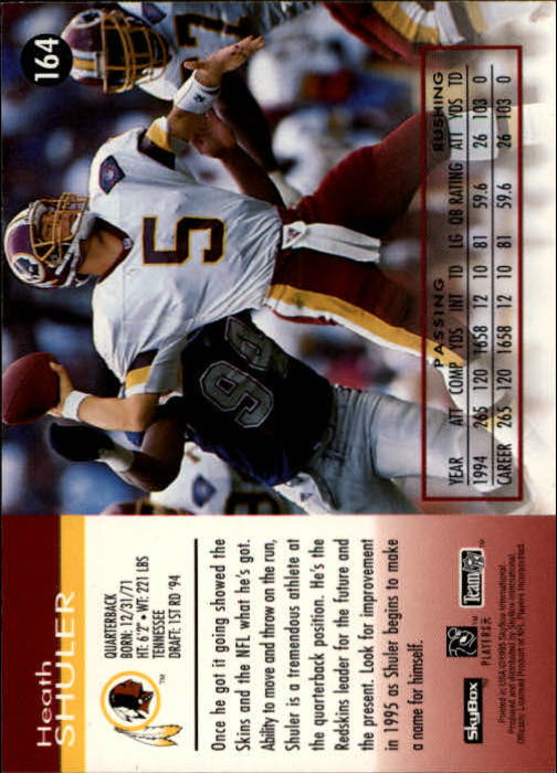 A0728- 1995 Skybox Impact FB Cards 1-200 +Inserts -You Pick- 15+ FREE US SHIP - Picture 325 of 421
