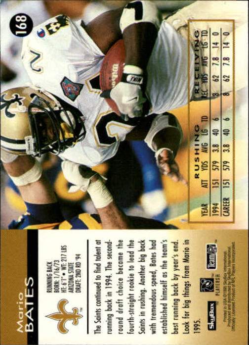 A0728- 1995 Skybox Impact FB Cards 1-200 +Inserts -You Pick- 15+ FREE US SHIP - Picture 333 of 421