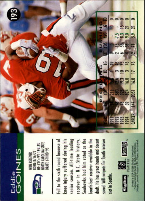 A0728- 1995 Skybox Impact FB Cards 1-200 +Inserts -You Pick- 15+ FREE US SHIP - Picture 381 of 421