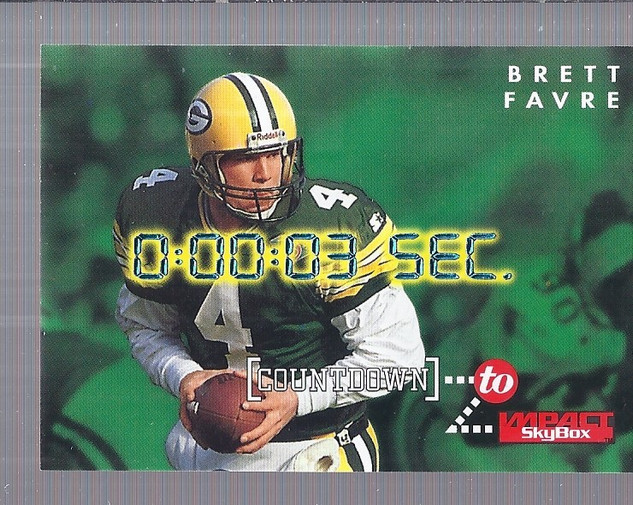 1995 SkyBox Impact Countdown #C9 Brett Favre