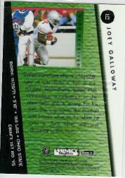 1995 Skybox Impact Football "Insert" Cards