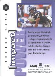 1995 Skybox Impact Football "Insert" Cards