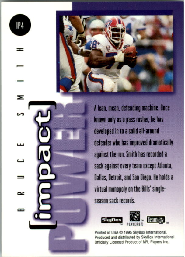 1995 Skybox Impact Football "Insert" Cards