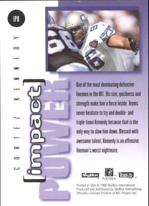 1995 Skybox Impact Football "Insert" Cards