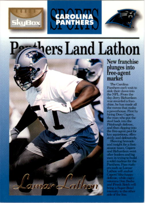 1995 SkyBox Premium #17 Lamar Lathon